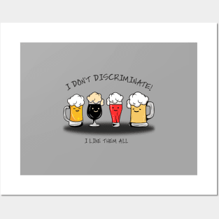 BEERS CARTOON - funny edition Posters and Art